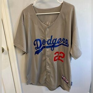 Los Angeles Dodgers Clayton Kershaw Jersey Size 50 L/XL Majestic Cool Base MLB